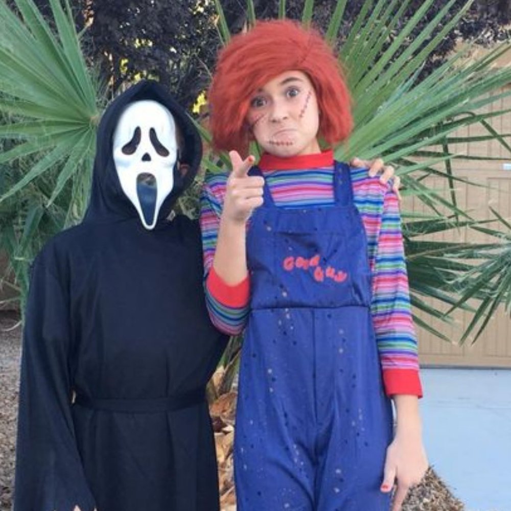 Kids Chucky Costume (unisex) - Size Med/Lrg
